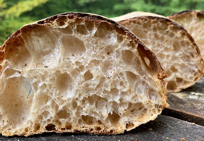Pâinea mea leneșă (Lazy Bread). Cea mai simplă pâine alveolată.